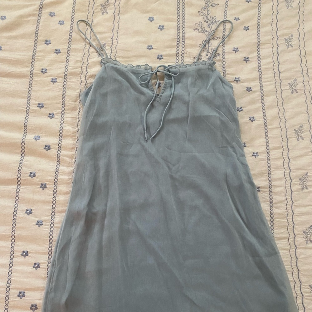 Baby Blue Abercrombie Slip Dress